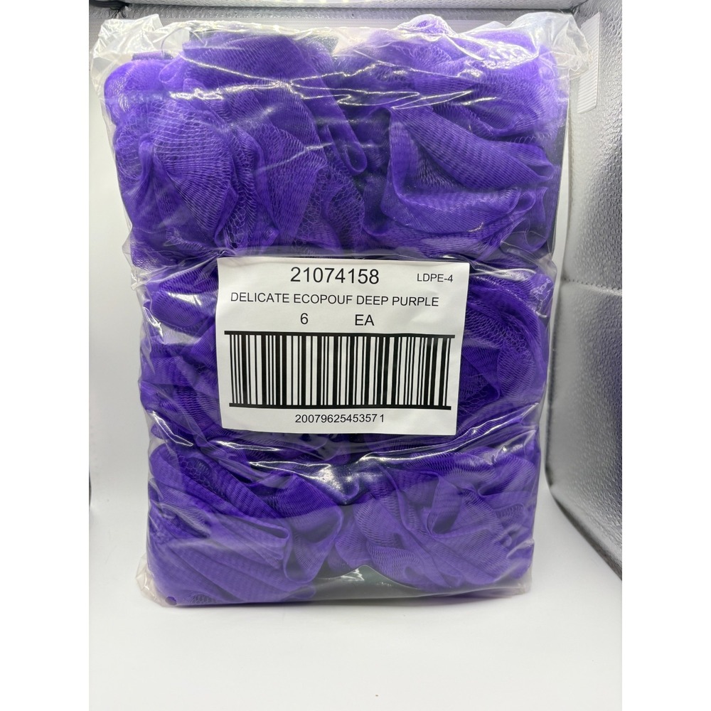 Ecotools Delicate Ecopouf Deep Purple Bath Shower Loofah Pouf